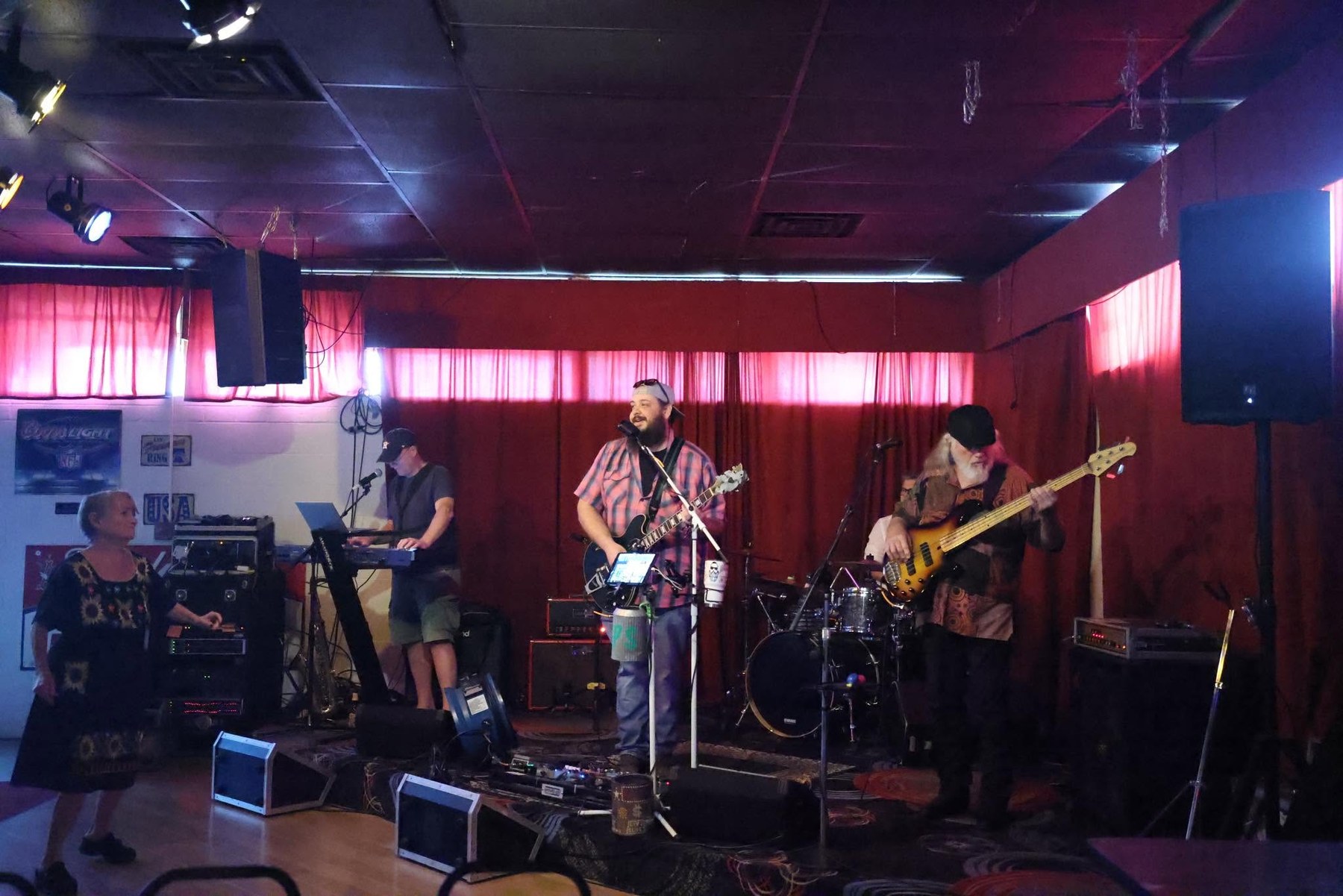 The Bayou Gipsies performing onstage together